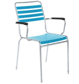 Schubiger M&ouml;bel L&auml;ttlistuhl Rigi mit Armlehnen