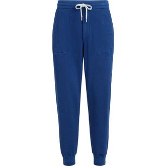 Brunello Cucinelli Cotton knit trousers in Avio Blue at Nordstrom, Size Xxx-Large Eu