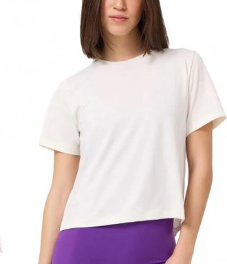 Terez Womens Workit Crop Top In Sugar Swizzle