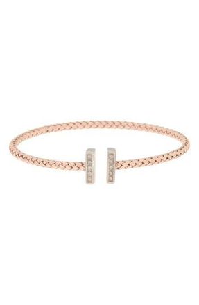 Meshmerise Diamond Bangle Bracelet - 0.1ct. in Rose at Nordstrom Rack