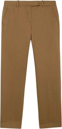 Brooks Brothers Chino de Algod&oacute;n - Trousers - Mujer - Marr&oacute;n - XS