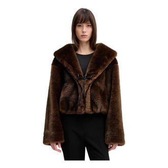 Nanushka Mujer, Chaquetas, Marr&oacute;n, Talla: S