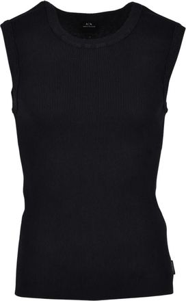 A|X Armani Exchange t-shirt - Heren - Tops zonder mouwen - Zwart - 2XL - Katoen - Tops