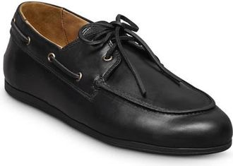 Allen Edmonds Aruba Boat Shoe in Black at Nordstrom, Size 10.5