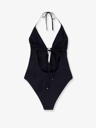 Tory Burch Womens One-Piece Swimsuit Black Polyamide Swimwear Sea Clothing