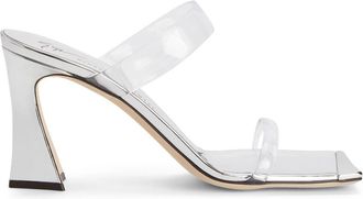 Giuseppe Zanotti 85mm Flaminia sandals - women - PVC - 39 - Silver
