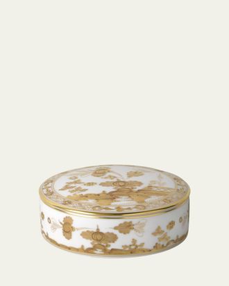 Ginori 1735 Oriente Italiano Round Trinket Box