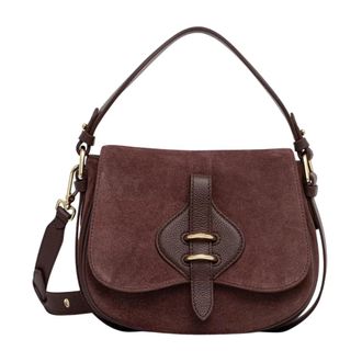 Coccinelle Mavery Small Suede Bag - Dames - Handtassen - Bruin - ONE Size - Leer - Tassen