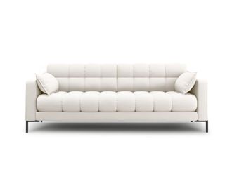 MICADONI Sof&aacute; 4 plazas de tejido estructural beige claro