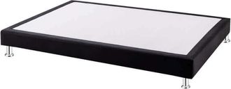 Colchones Aznar Canap&eacute; Colch&oacute;n Fijo L&aacute;minas Tela Poli-piel Altura 16 Cm Negro - 135x190 Cm