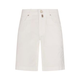 Jacob Cohen Casual Shorts, male, White, Size: W33 Bermuda Nicolas Slim