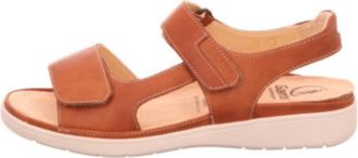 Ganter Effen Kleur Sandalen - Dames - Sandalen - Bruin - 40 EU - Schoenen