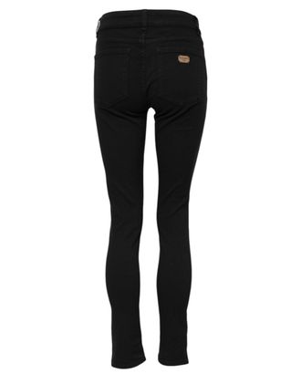 Dolce & Gabbana Logo-Detailed Denim Jeans - Black
