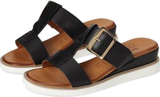 Spring Step Seaport Womens Sandals Black : EU 42 (US Womens 10.5-11) M, Leather/Rubber