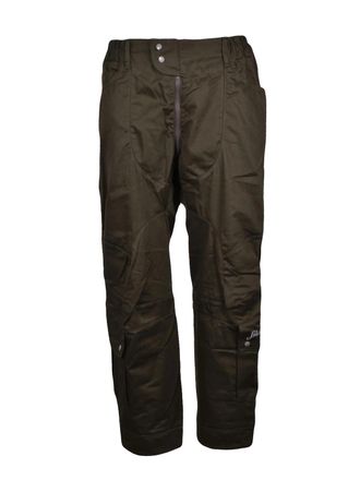 Vivienne Westwood High-Waisted Cotton Chap Track Trousers with Adjustable Drawstrings