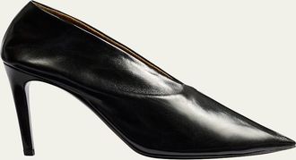 Khaite 85mm Miriam Leather Pumps