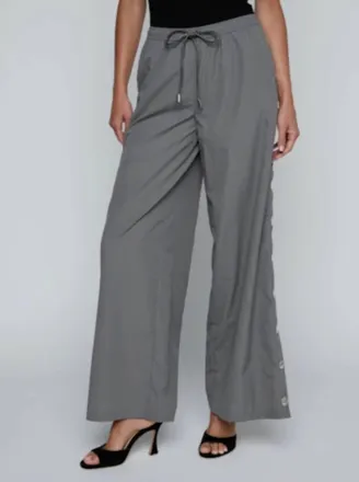 L'agence Valkyrie Snap Track Pants In Gray
