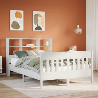 Berkfield Home Bed Frame without Mattress White 160x200 cm Solid Wood Pine
