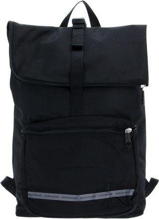 Calvin Klein leisure backpack laptop backpack with laptop compartment CKJ Sport Essential Roll Top Backpack Black