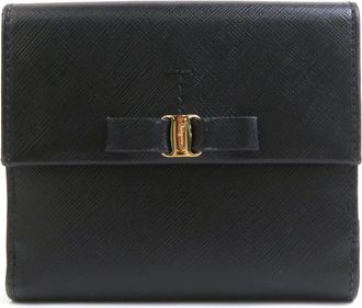 Ferragamo Leather Wallet (Bi-Fold) (Pre-Owned)