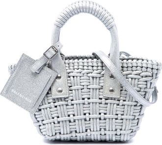 Balenciaga Pre-owned Balenciaga Metallic Faux Leather Bistro Basket Bag XXS Ladies NA1GQUAXJCXQMNVJ
