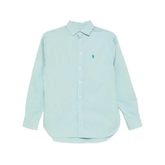 Ralph Lauren Shirts, female, Green, Size: XS Striped Shirt