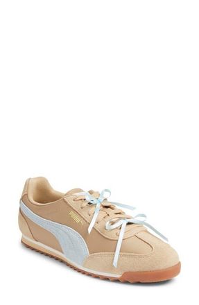 Puma Arizona Bow Sneaker in Sand Dune/Fresh Water at Nordstrom, Size 10.5