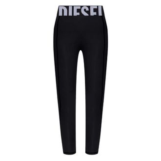 Diesel Broeken, Dames, Zwart, XS, Polyester, Adeline D-Pop Leggings