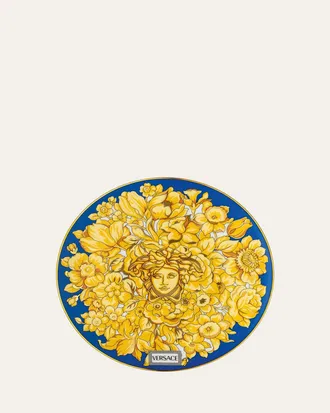 Versace Medusa Rhapsody Blue Bread & Butter Plate