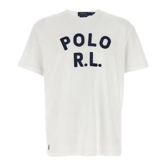 Polo Ralph Lauren Classic Fit Logo Jersey T-Shirt - male - Polo Ralph Lauren - T-Shirts - White - M - Tops