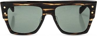 Balmain Zonnebril - Heren - Zonnebrillen - Bruin - ONE Size - Accessoires