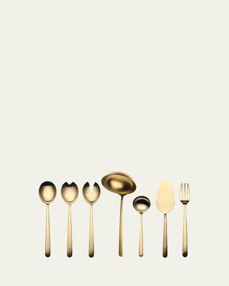 Mepra Linea Ice Oro 7-Piece Full Serving Set