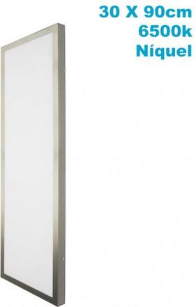Fabrilamp Fabrilamp - Plafon 72w 6500k 3,5x30x90 Cm Plano Niquel 6120lm