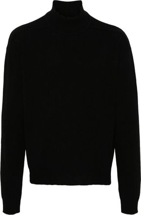 Rick Owens drop-shoulder jumper - men - Wool/Cashmere - L - Black