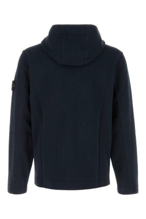 Stone Island Sweater Hoodie - Navy