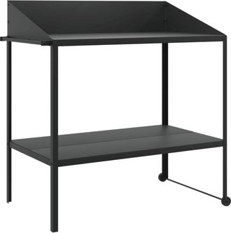 vidaXL Plant Stand Anthracite 100x54.5x100 cm Galvanised Steel vidaXL