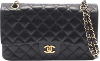 Chanel Pre-owned Vintage Schoudertas - Dames - Vintage Schoudertas - Zwart - ONE Size - Leer - Vintage