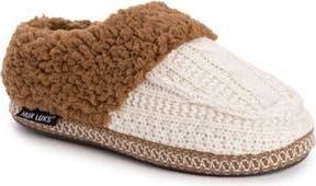 Muk Luks Moselle Faux Shearling Clog Slipper in Ivory at Nordstrom Rack, Size X-Large