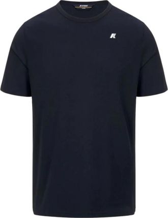 K-Way Adame Light Stretch Jersey - Heren - T-shirts - Blauw - XL - Katoen - Tops