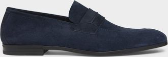Tom Ford Men & apos;s Sean Suede Penny Loafers