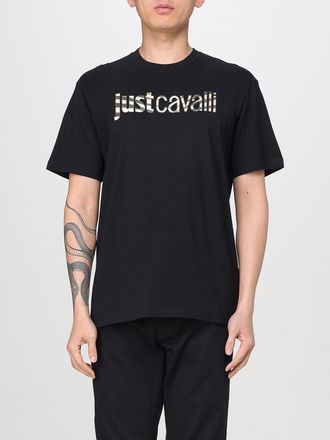 Just Cavalli T-shirt in cotone con logo Just Cavalli