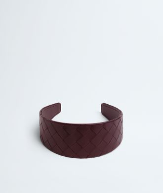 Bottega Veneta Cerchietto Intrecciato - Bordeaux - Donna - U