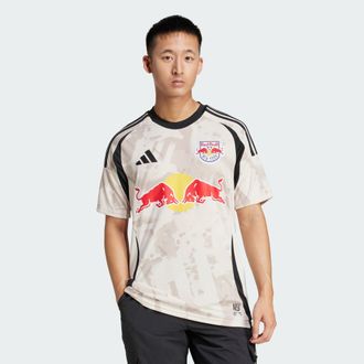 adidas adidas Performance Mens New York Red Bulls 25/26 Away Jersey - Beige Recycled Material - Size X-Small