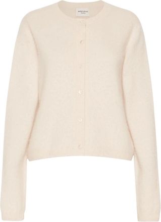 Max Mara Wkdesposto Cardigan - Dames - Truien - Beige - Maat: M Wol