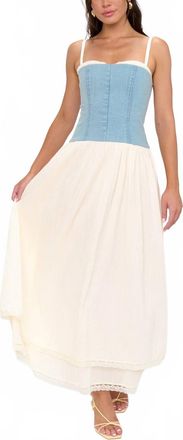 Show me your Mumu Tiffany Maxi Dress In Blue