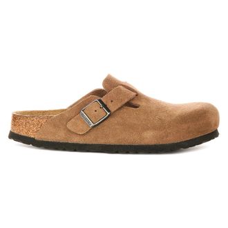 Birkenstock Mules, male, Brown, Size: 12 US Boston BS Narrow Fit