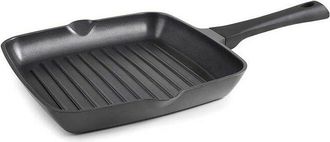 Lacor Asador Grill Antiadherente Titanium Pro Aluminio 28x28 Cm Grill Cuadrado Antiadherente