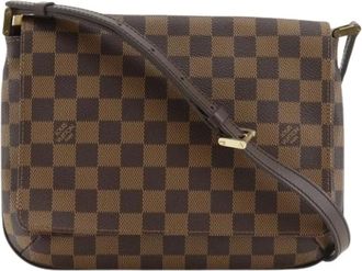 Louis Vuitton Pre-owned Cross Body Bags, female, Brown, Size: ONE SIZE Pre-owned Vintage Damier Shoulder Bag