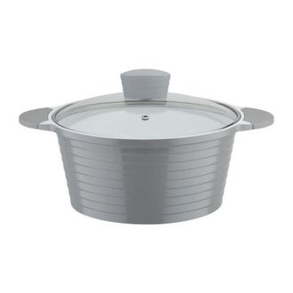 GSW Gsw Marmite Revetement En C&eacute;ramique Greblon A Induction Bolero Grey - 28 Cm