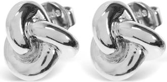 Kate Spade New York knot earrings - women - Brass - One Size - Silver